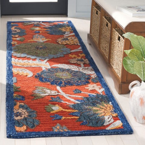 safavieh clearance blossom blm567p orange rug
