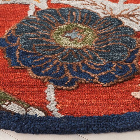 safavieh clearance blossom blm567p orange rug