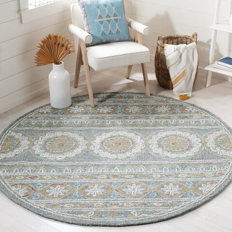 safavieh clearance blossom blm609f grey rug