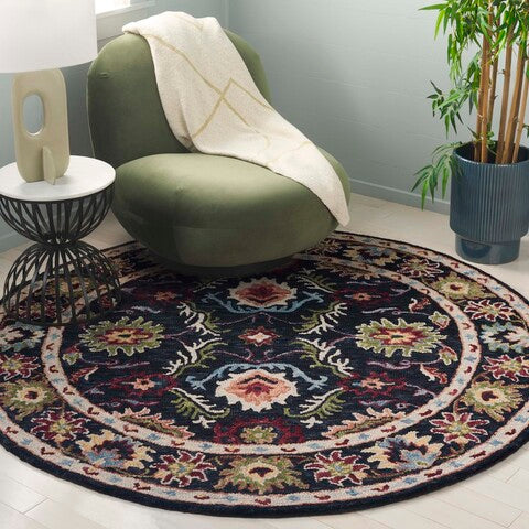 safavieh clearance blossom blm691z black rug
