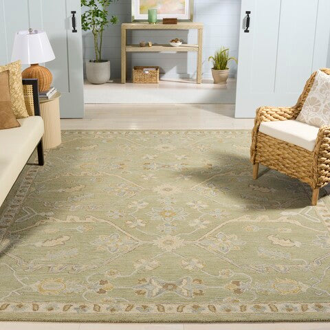 safavieh clearance blossom blm701w sage rug