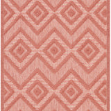 nourison versatile nrv01 coral orange rug
