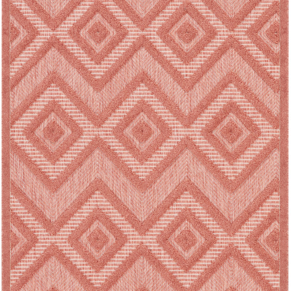 nourison versatile nrv01 coral orange rug
