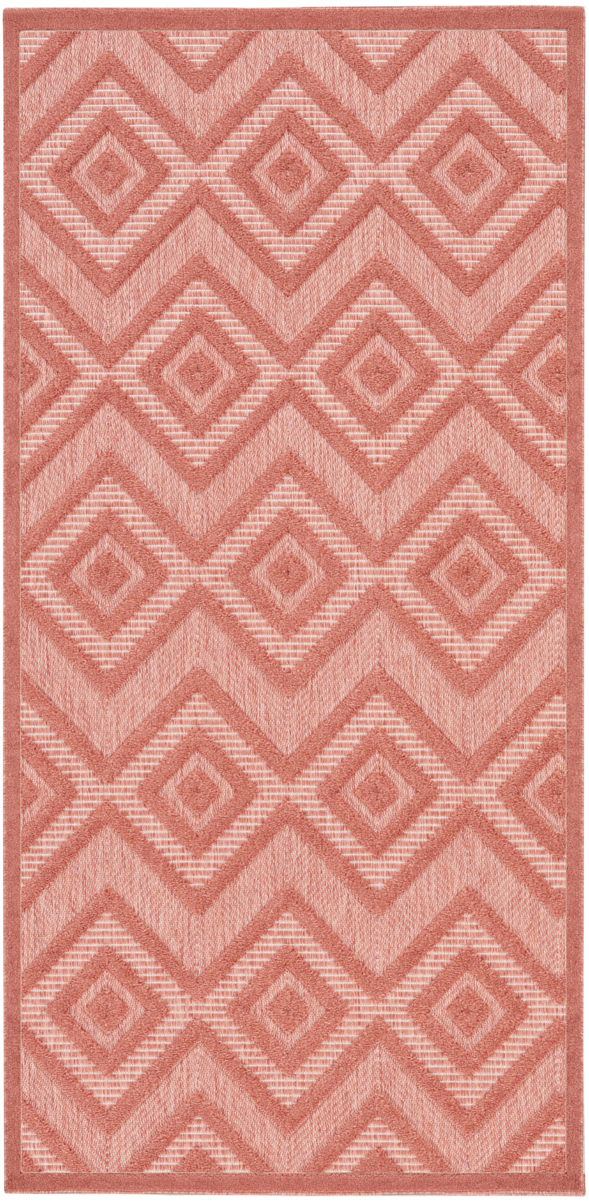 nourison versatile nrv01 coral orange rug