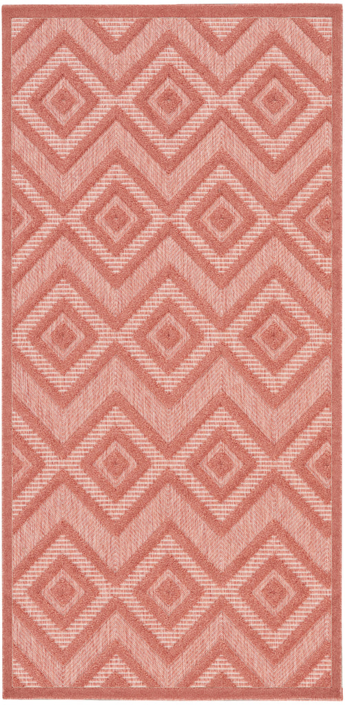nourison versatile nrv01 coral orange rug