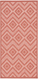 nourison versatile nrv01 coral orange rug
