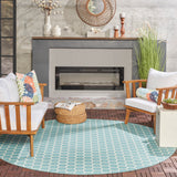 nourison twist reversible tws01 aqua rug