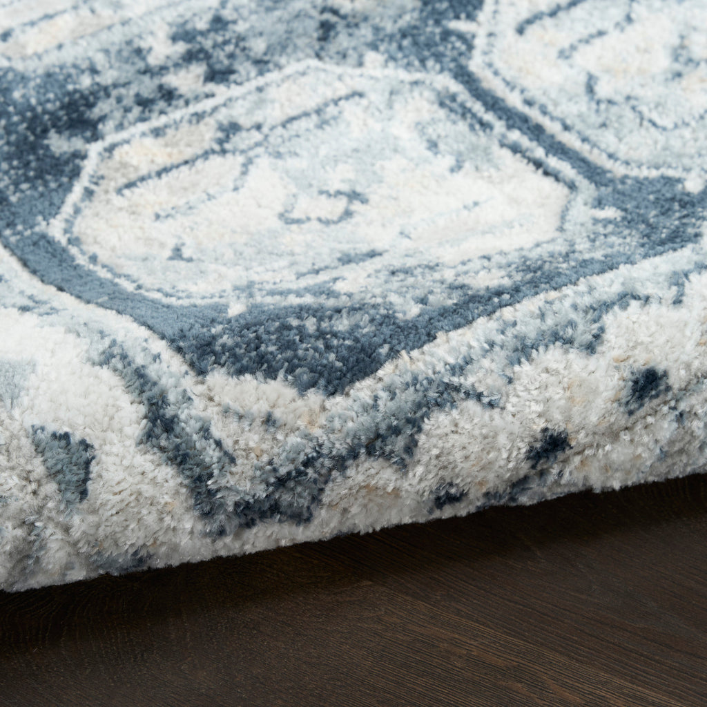 nourison dekor dek01 grey navy rug
