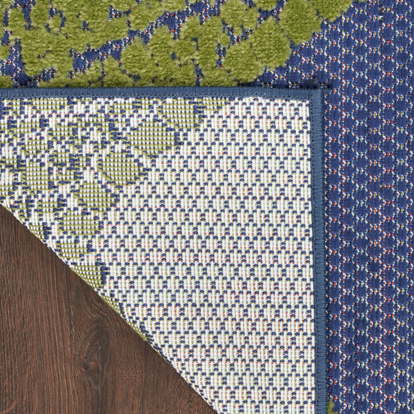 nourison aloha alh28 blue multicolor rug