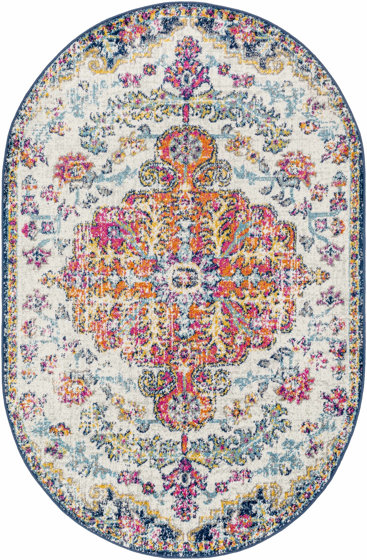 Hauteloom Bodrum BOD Burnt Orange Machine Made Polypropylene Rug