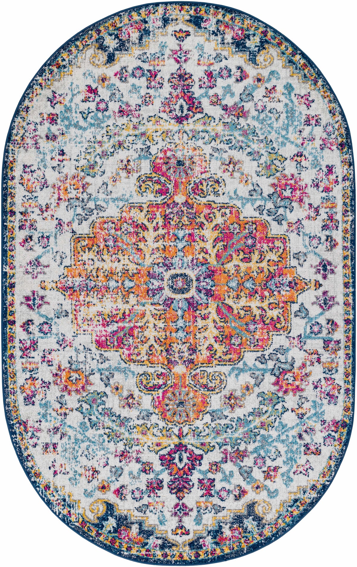 Hauteloom Bodrum BOD Burnt Orange Machine Made Polypropylene Rug