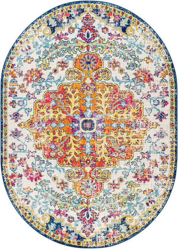 Hauteloom Bodrum BOD Burnt Orange Machine Made Polypropylene Rug