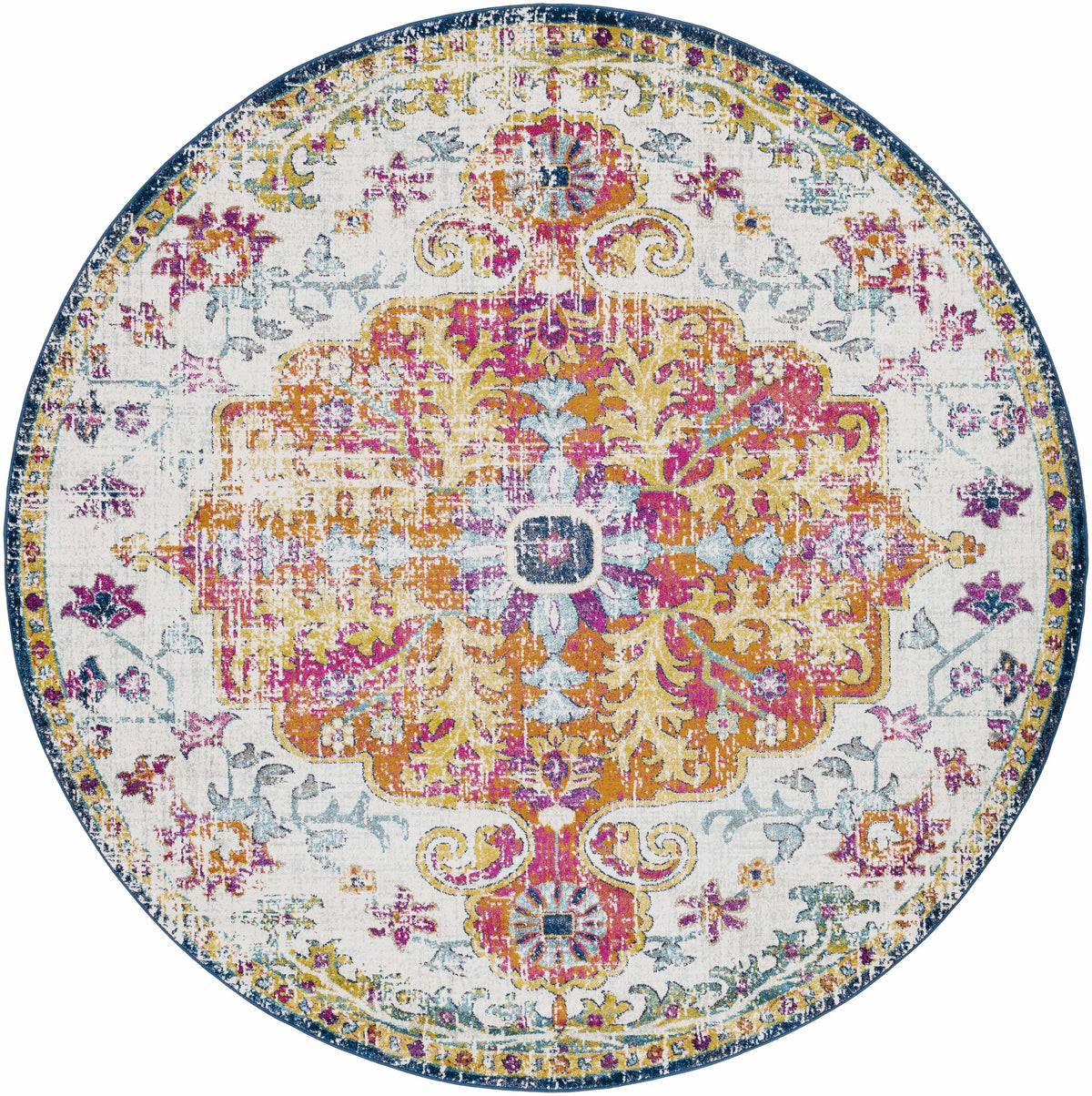 Hauteloom Bodrum BOD Burnt Orange Machine Made Polypropylene Rug