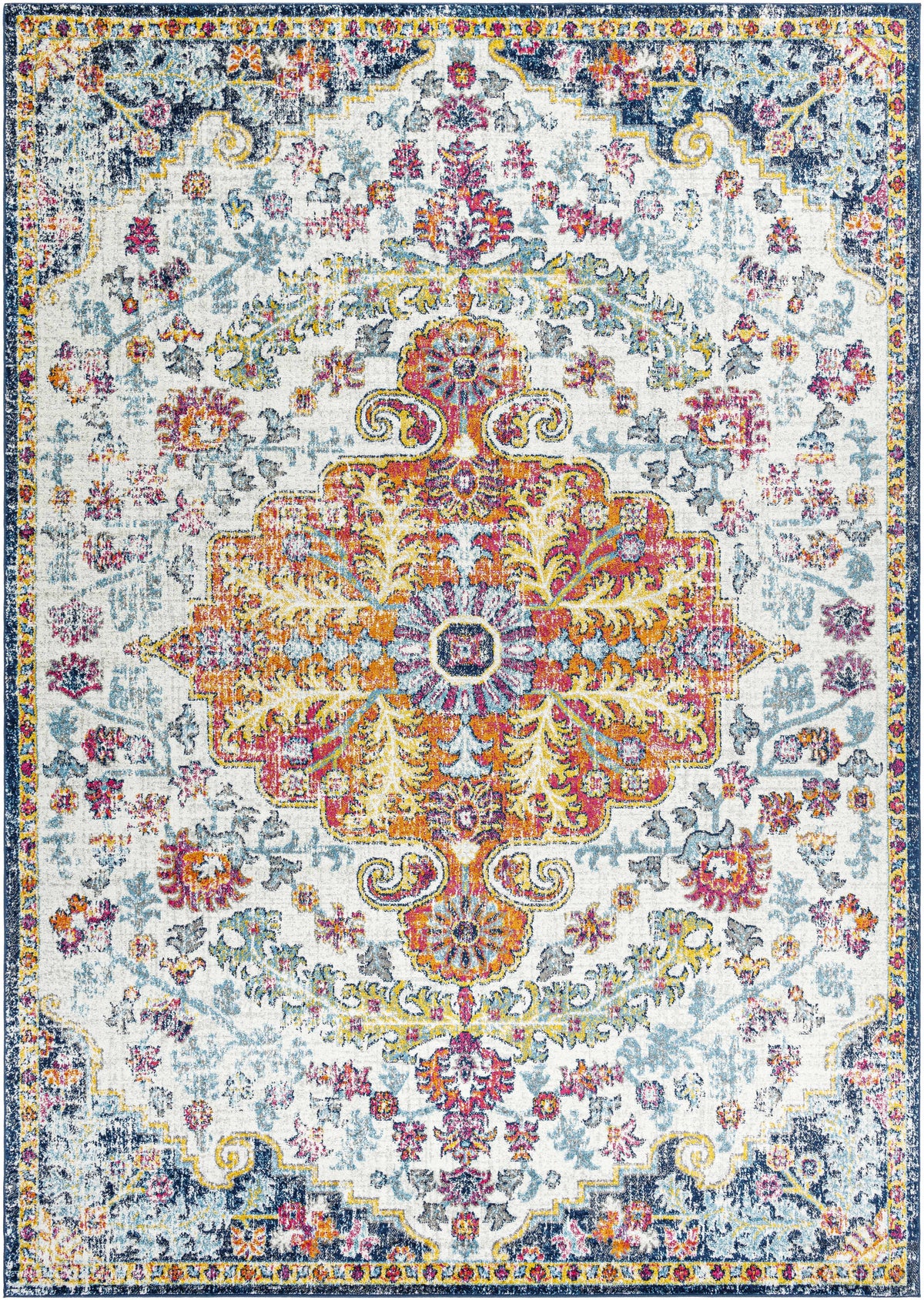 Hauteloom Bodrum BOD Burnt Orange Machine Made Polypropylene Rug