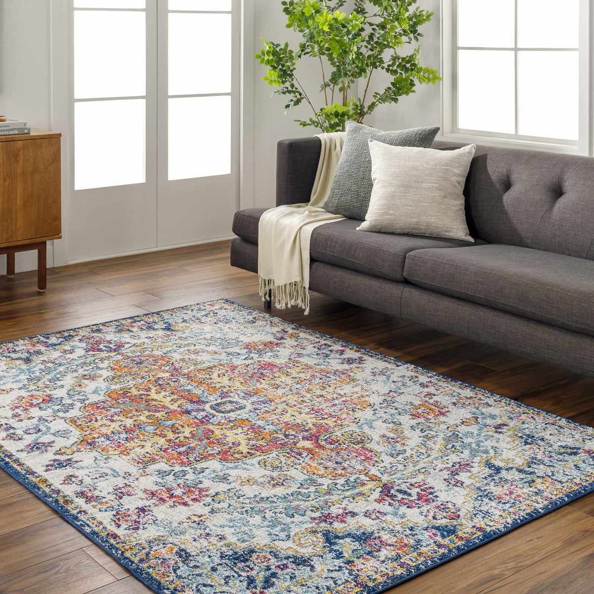 Hauteloom Bodrum BOD Burnt Orange Machine Made Polypropylene Rug