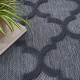 nourison easy care nes01 navy blue rug