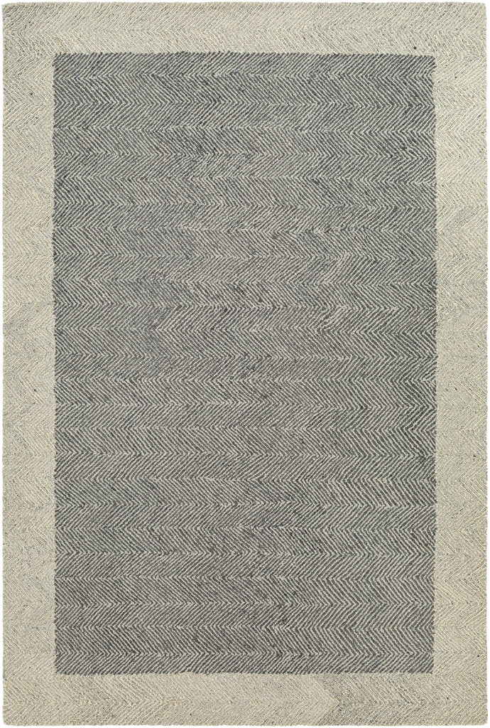 Hauteloom Boisbriand BOISB Black Hand Tufted Wool Rug