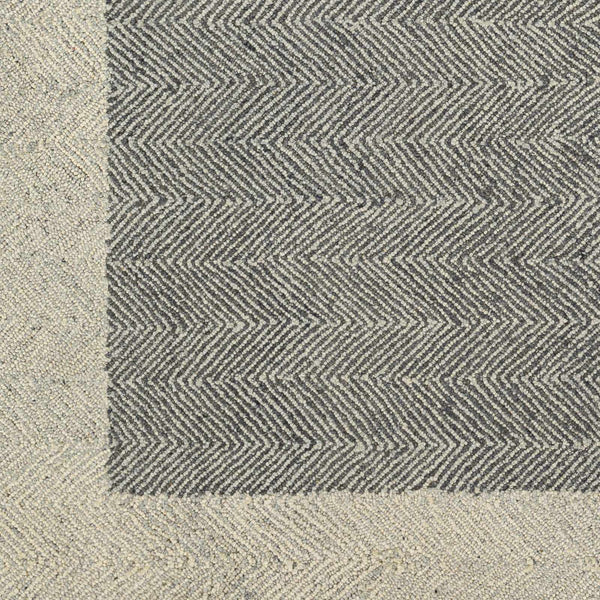 Hauteloom Boisbriand BOISB Black Hand Tufted Wool Rug