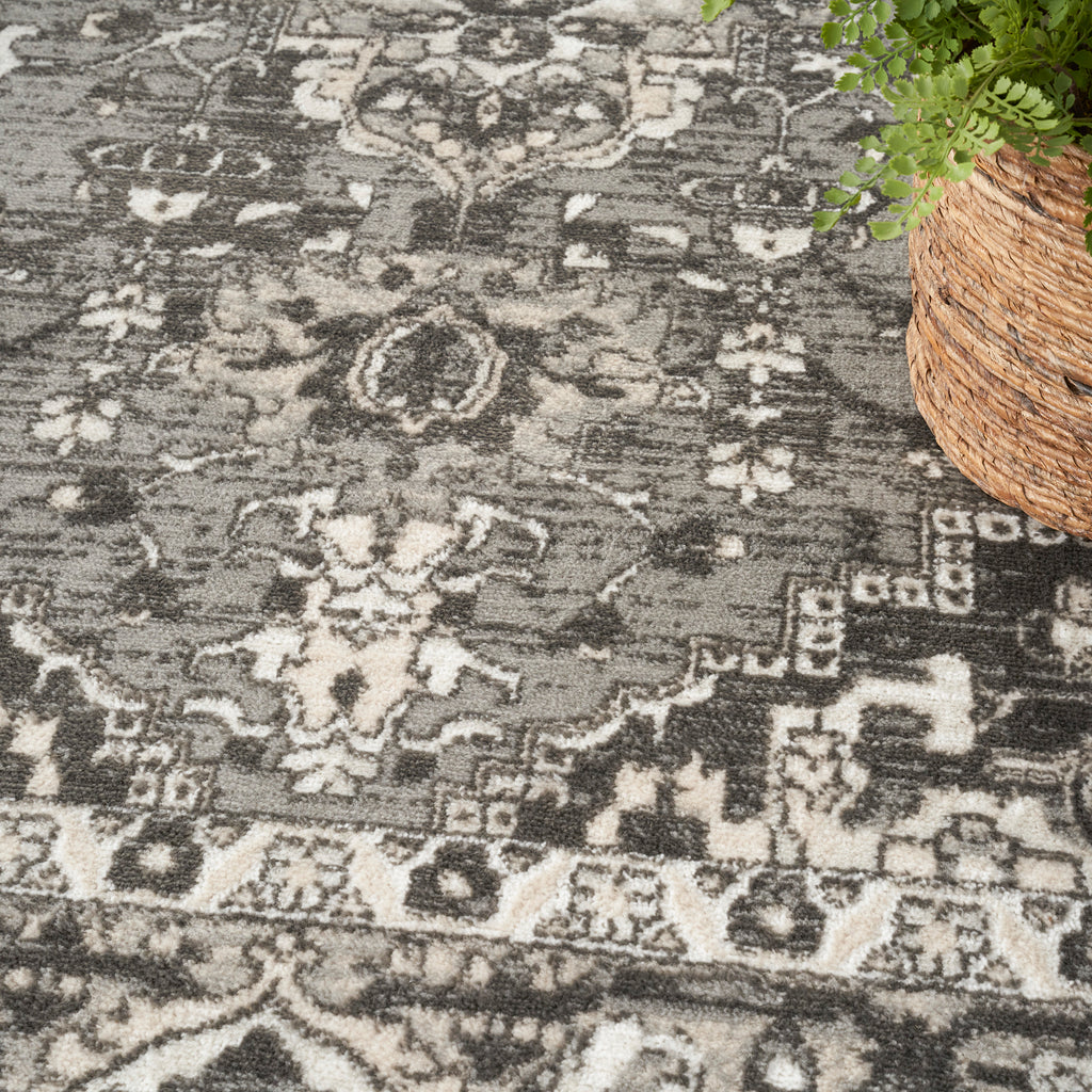 nourison quarry qua05 grey rug