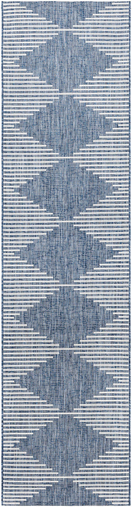 Hauteloom Bourton BOURT Navy Machine Made Polypropylene Rug