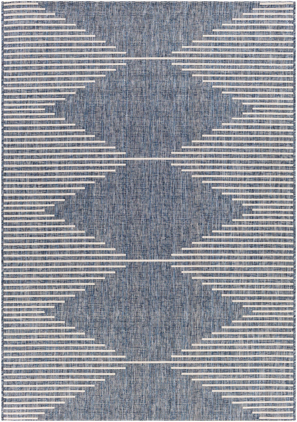 Hauteloom Bourton BOURT Navy Machine Made Polypropylene Rug