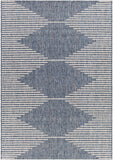 Hauteloom Bourton BOURT Navy Machine Made Polypropylene Rug