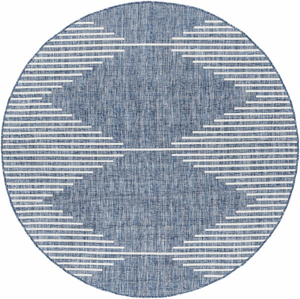 Hauteloom Bourton BOURT Navy Machine Made Polypropylene Rug