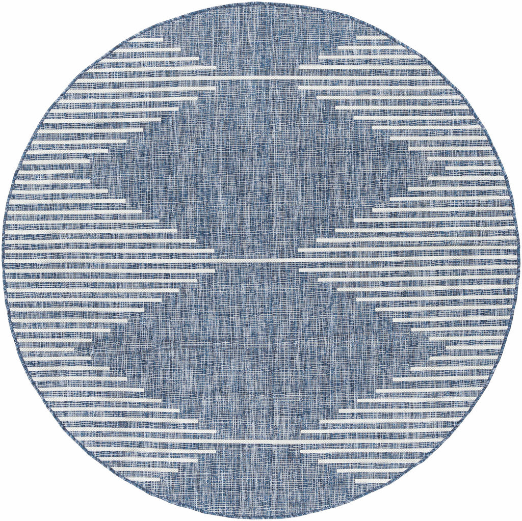 Hauteloom Bourton BOURT Navy Machine Made Polypropylene Rug