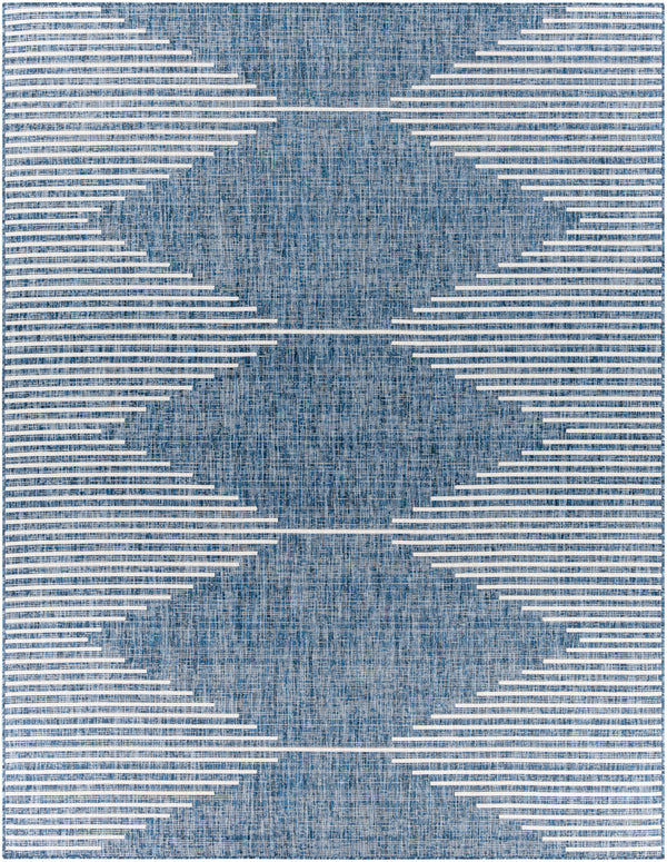 Hauteloom Bourton BOURT Navy Machine Made Polypropylene Rug