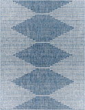 Hauteloom Bourton BOURT Navy Machine Made Polypropylene Rug