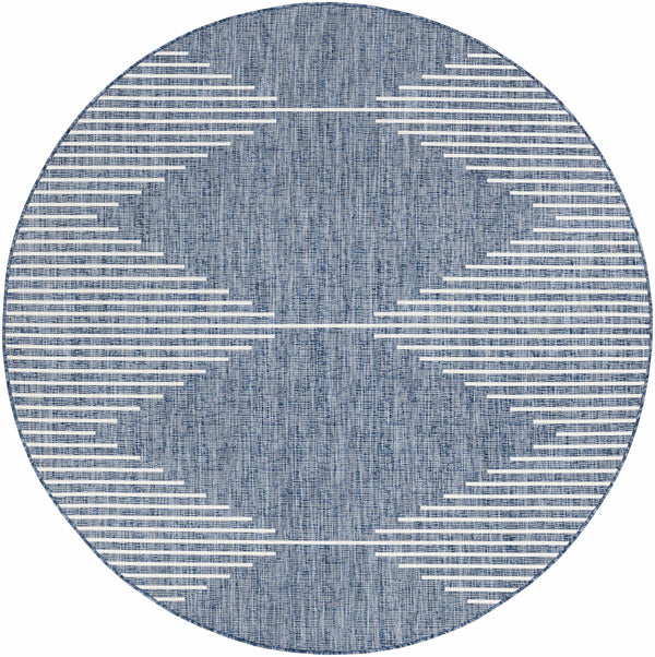 Hauteloom Bourton BOURT Navy Machine Made Polypropylene Rug