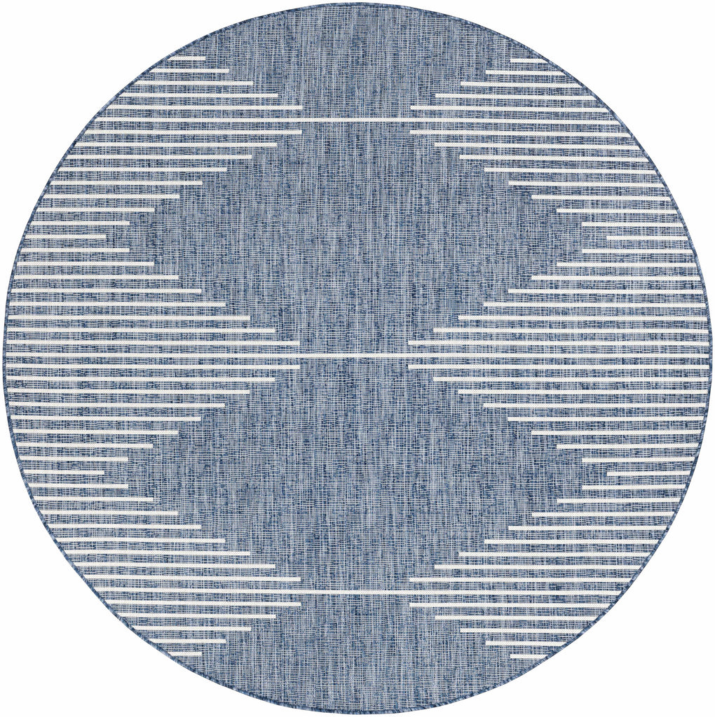 Hauteloom Bourton BOURT Navy Machine Made Polypropylene Rug