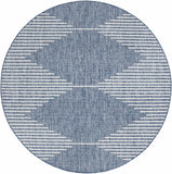 Hauteloom Bourton BOURT Navy Machine Made Polypropylene Rug