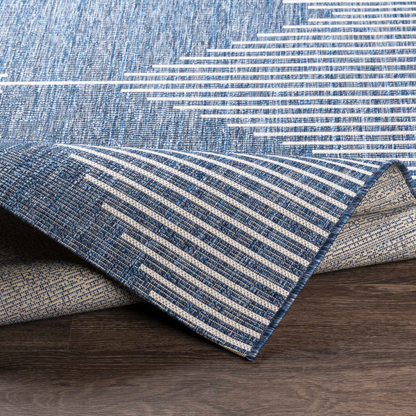 Hauteloom Bourton BOURT Navy Machine Made Polypropylene Rug