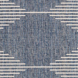 Hauteloom Bourton BOURT Navy Machine Made Polypropylene Rug