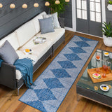 Hauteloom Bourton BOURT Navy Machine Made Polypropylene Rug