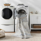 Hauteloom Boyko BOYKO Ivory Machine Made Polyester Rug