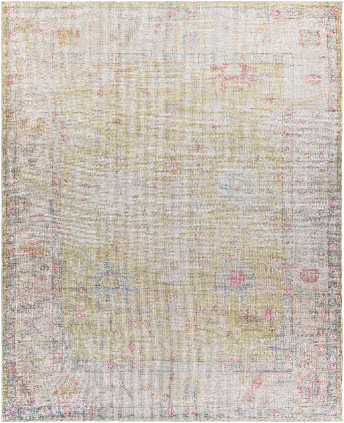 Hauteloom Bozkurt BOZK Light Brown Machine Made Polyester Rug