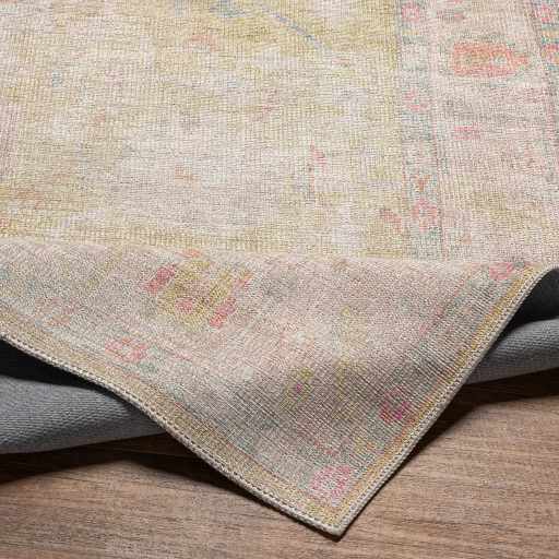 Hauteloom Bozkurt BOZK Light Brown Machine Made Polyester Rug