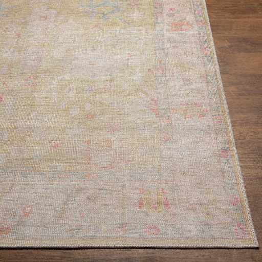 Hauteloom Bozkurt BOZK Light Brown Machine Made Polyester Rug