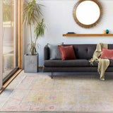 Hauteloom Bozkurt BOZK Light Brown Machine Made Polyester Rug