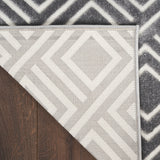 nourison care free caf03 grey rug