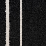 nourison nourison essentials nre02 black ivory rug