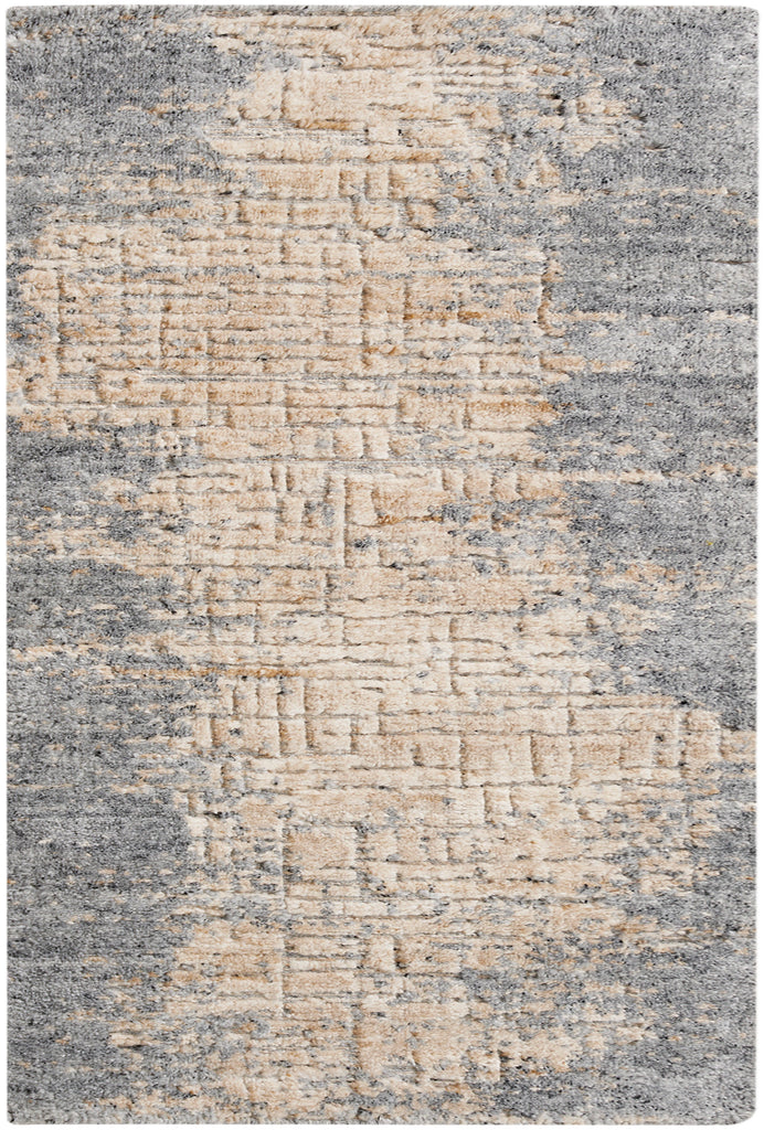 nourison harmony hay03 slate beige rug