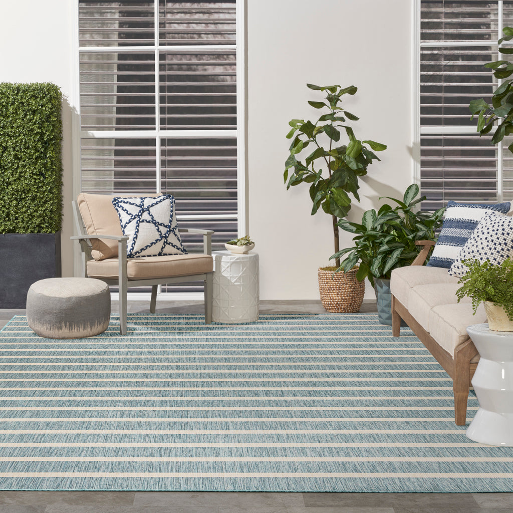 nourison positano pos03 aqua ivory rug