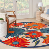 nourison aloha alh33 multicolor rug