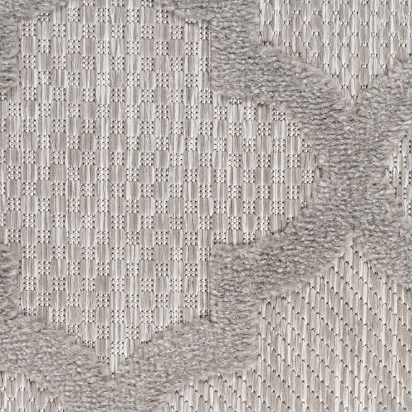 nourison easy care nes01 silver grey rug