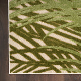 nourison aloha alh41 ivory green rug