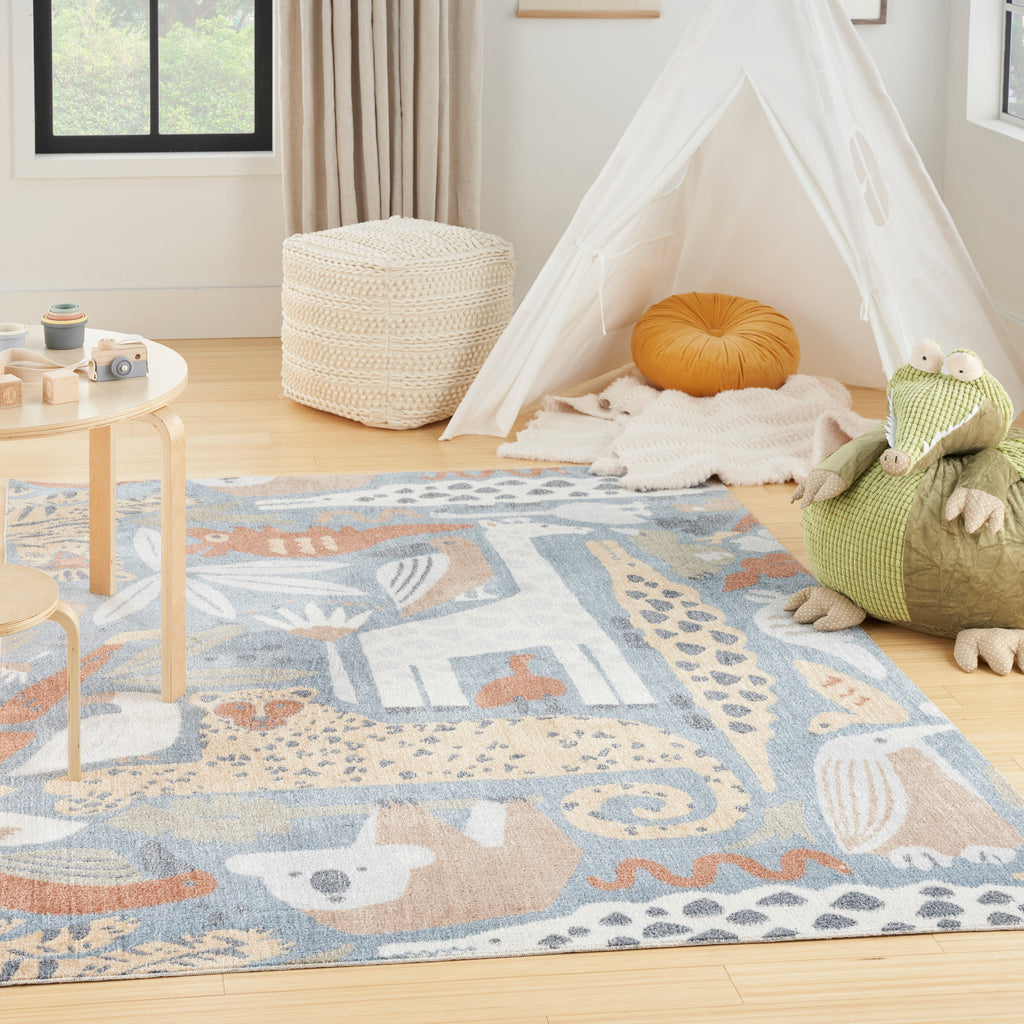 nourison astra machine washable asw01 multicolor rug