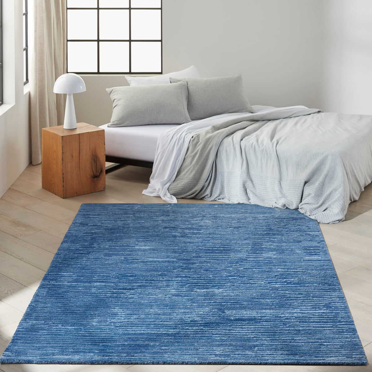 nourison ck010 linear lnr01 blue rug